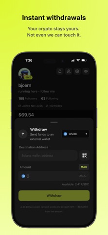 RUNNR - Trade & Follow Screenshot 5 of 5