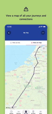 DiscoverEU Travel App iPhone screenshot 5