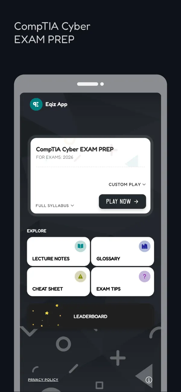 Screenshot #1 pour CompTIA Cyber Prep: with AI