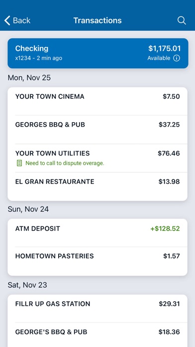 Heritage Valley Mobile Banking Screenshot