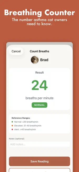 Family Cat Asthma Tracker screenshot 3