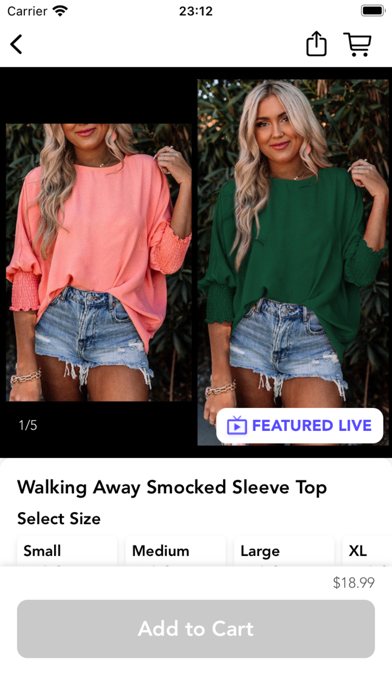 Passion for Fashion Boutique Screenshot