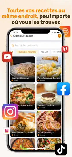 Capture d'écran de Youmeal: Importer Recettes sur iPhone 2
