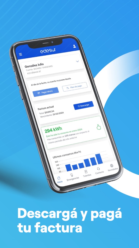 #1. Edesur en tu Celular (iOS) 由: Empresa Distribuidora Sur S.A.