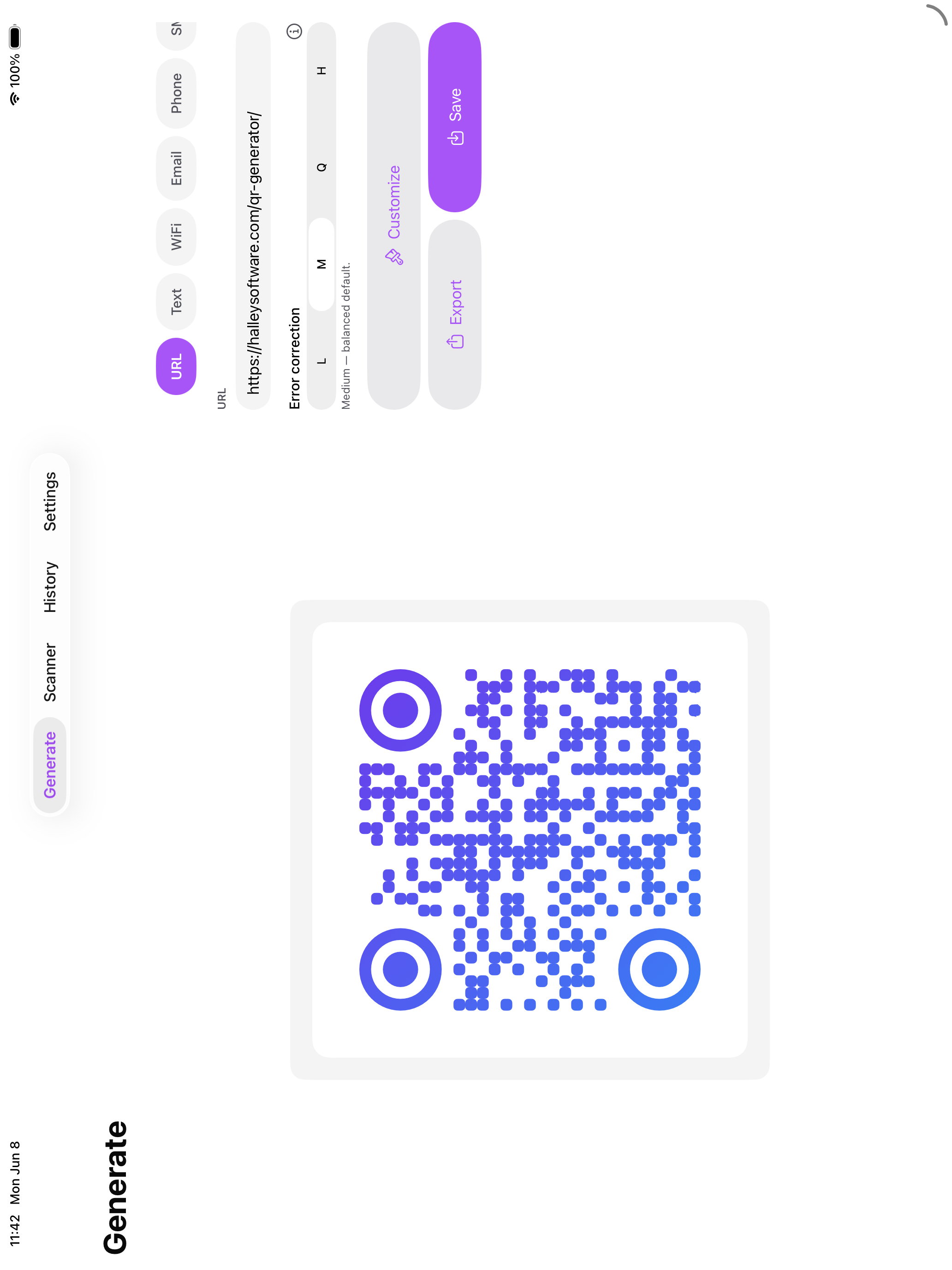QR Generator: Private