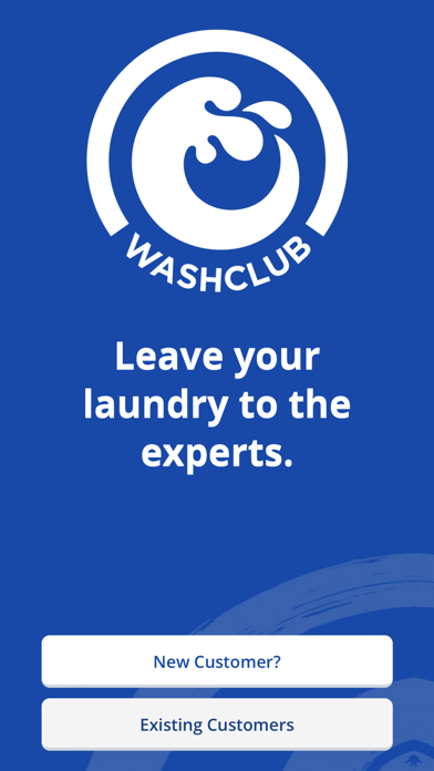 WashClub Laundry Dry Cleaning Screenshot