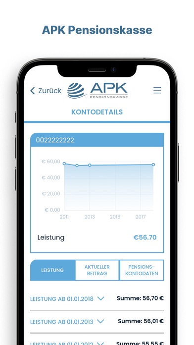 APK Pensionskasse Screenshot