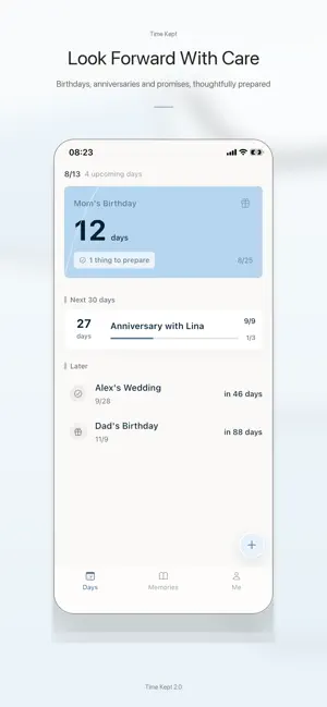 Time Kept: Countdown Tracker screenshot 1