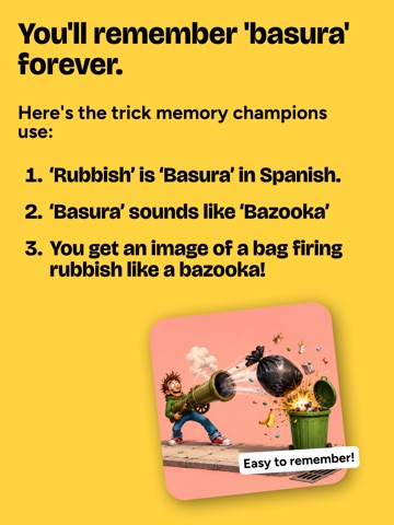 Sticky Spanish: Words & Verbs iPad screenshot