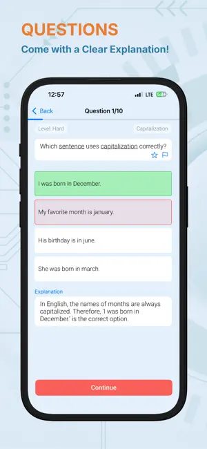 English Grammar Test Prep screenshot 3