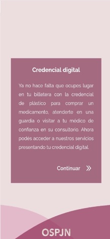OSPJN Credencial Digital iPhone screenshot 1