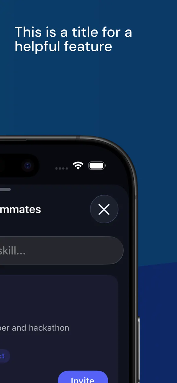 #2. HackMate (iOS) بواسطة: Manik Lakhanpal