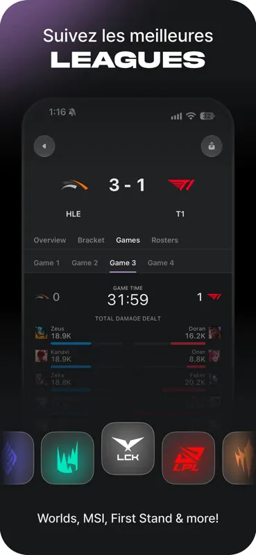 Sheep Esports: LoL Live Scores screenshot 3 of 4