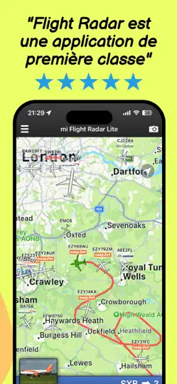 Capture d'écran de Flight Radar | Avion En Direct sur iPhone 3