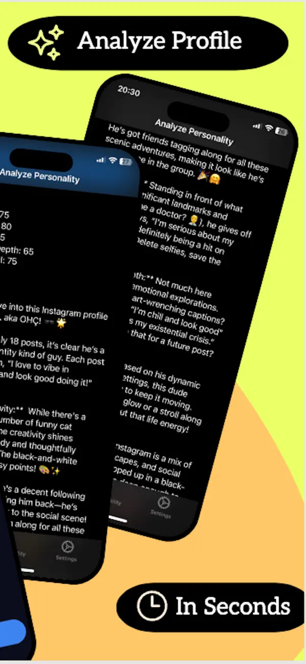 #2. Analyze Personality Insta (iOS) โดย: Alper Ismet SULUN