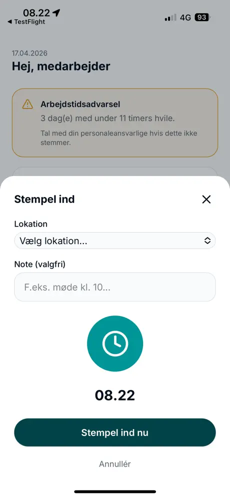 SogneTid screenshot 2