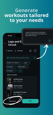 Workout Planner - Fitness Gen screenshot