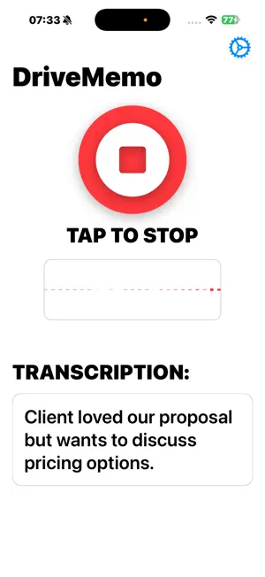 DriveMemo screenshot 2