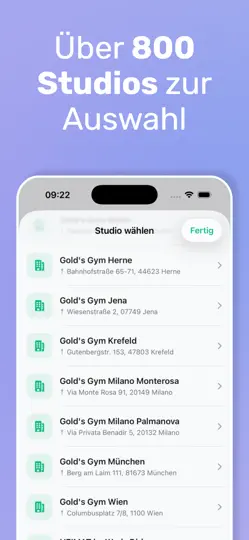 Screenshot von GymRadar: Live Auslastung auf dem iPhone 3