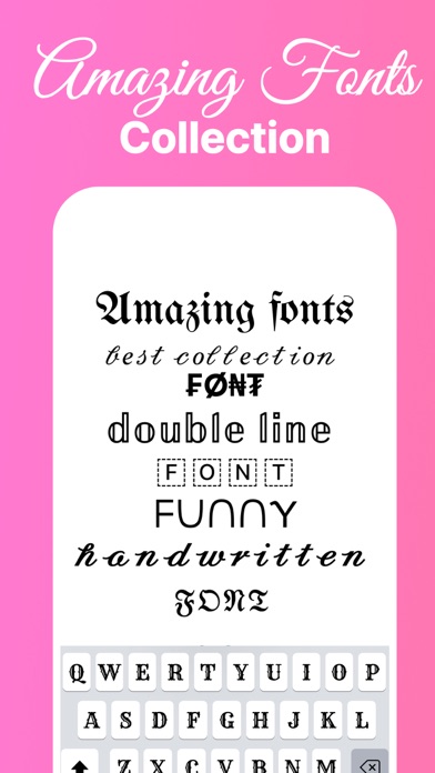 Fonts: Keyboard & Font Art Screenshot