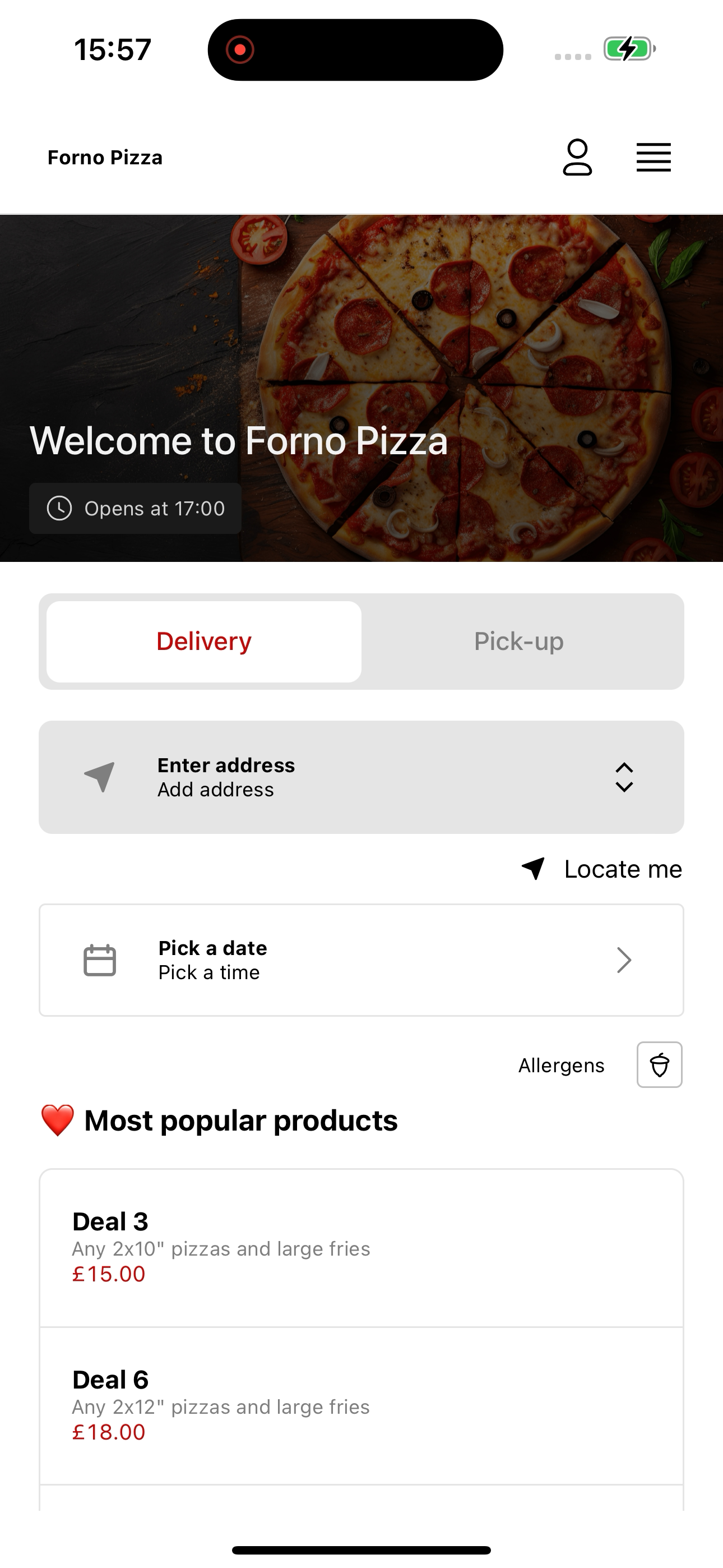 Forno Pizza UK screenshot 5