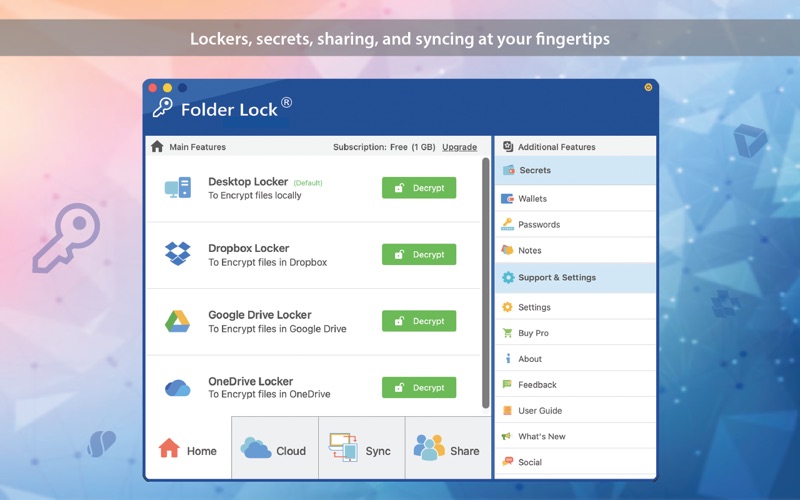 Folder Lock: Protect Data screenshot 1
