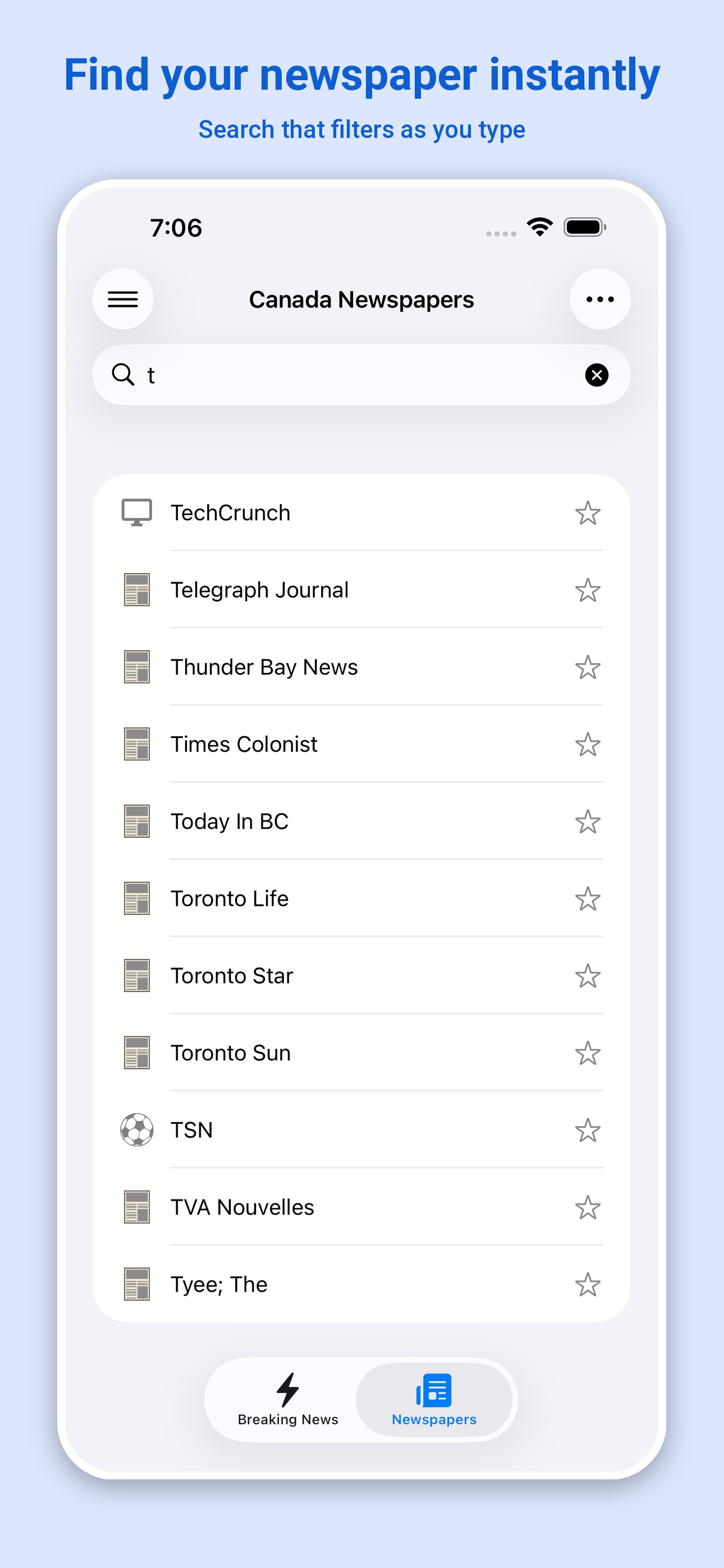 Screenshot 8 of Canadian Newspapers & News