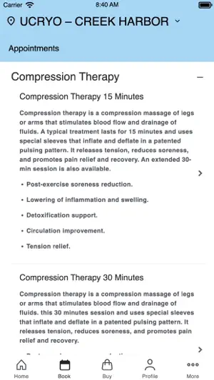UCRYO Wellness screenshot 2