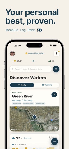 PB Fishing: Catch & Compete iPhone screenshot