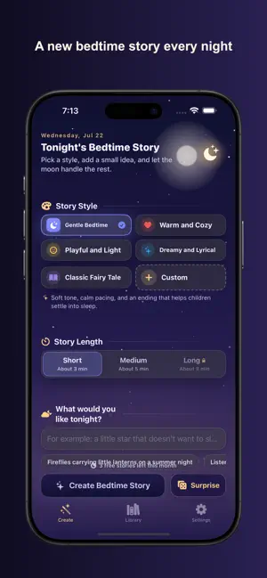 Bedtime Stories AI: Sleep screenshot 1