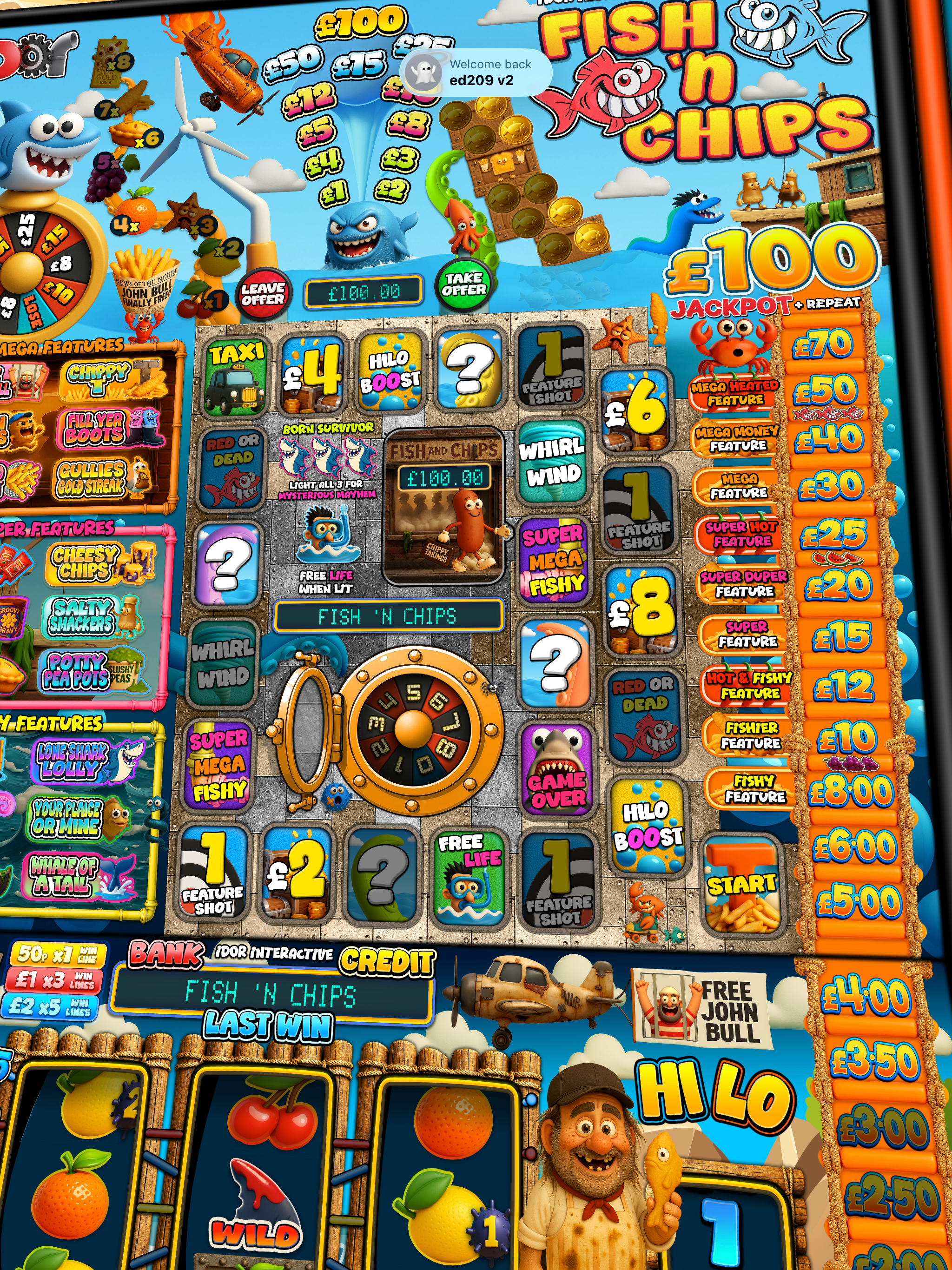Fish 'n Chips Fruit Machine