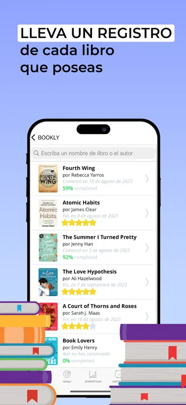 Bookly - Seguimiento libros screenshot 7 of 10