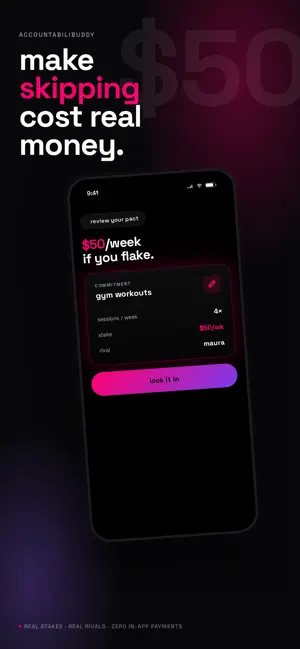AccountabiliBuddy: No Excuses screenshot 1