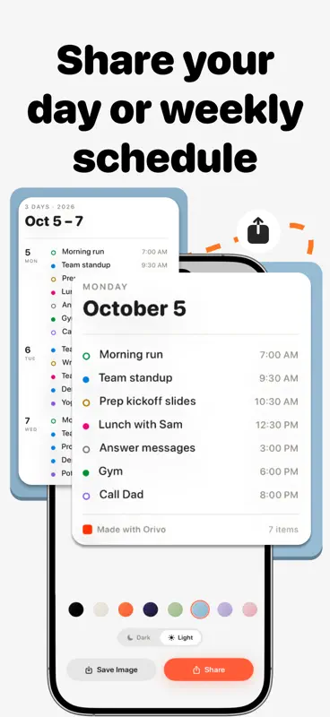 Orivo: Day Planner & Calendar screenshot 8 of 8