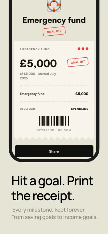 Spendline: Save & Budget screenshot 2 of 7