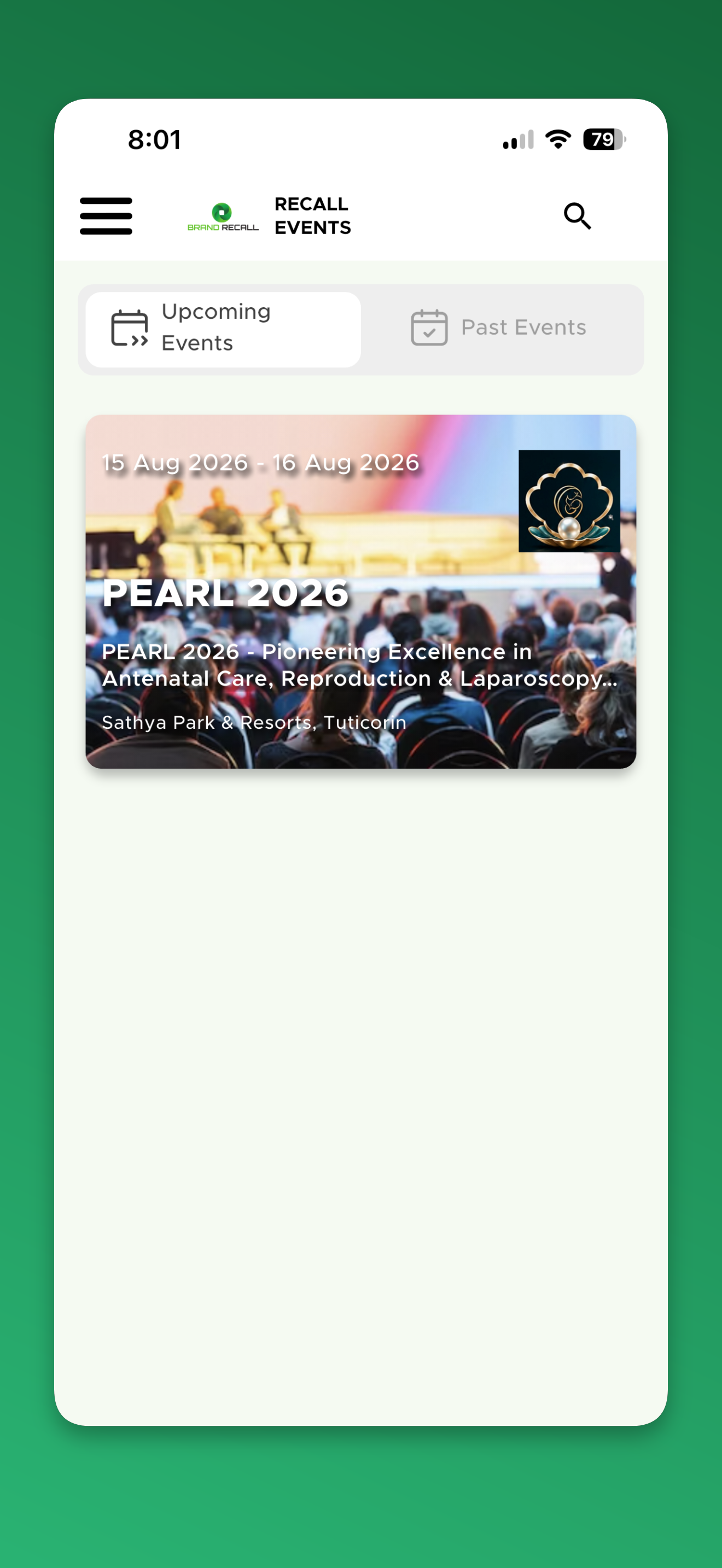 Brand Recall Events screenshot 2