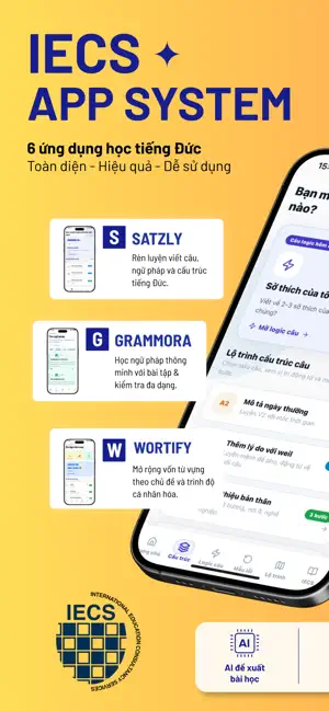 Luyện Viết Tiếng Đức IECS screenshot 1