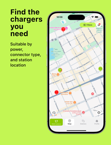 Charger Plus Georgia iPad screenshot 1 - Navigation app