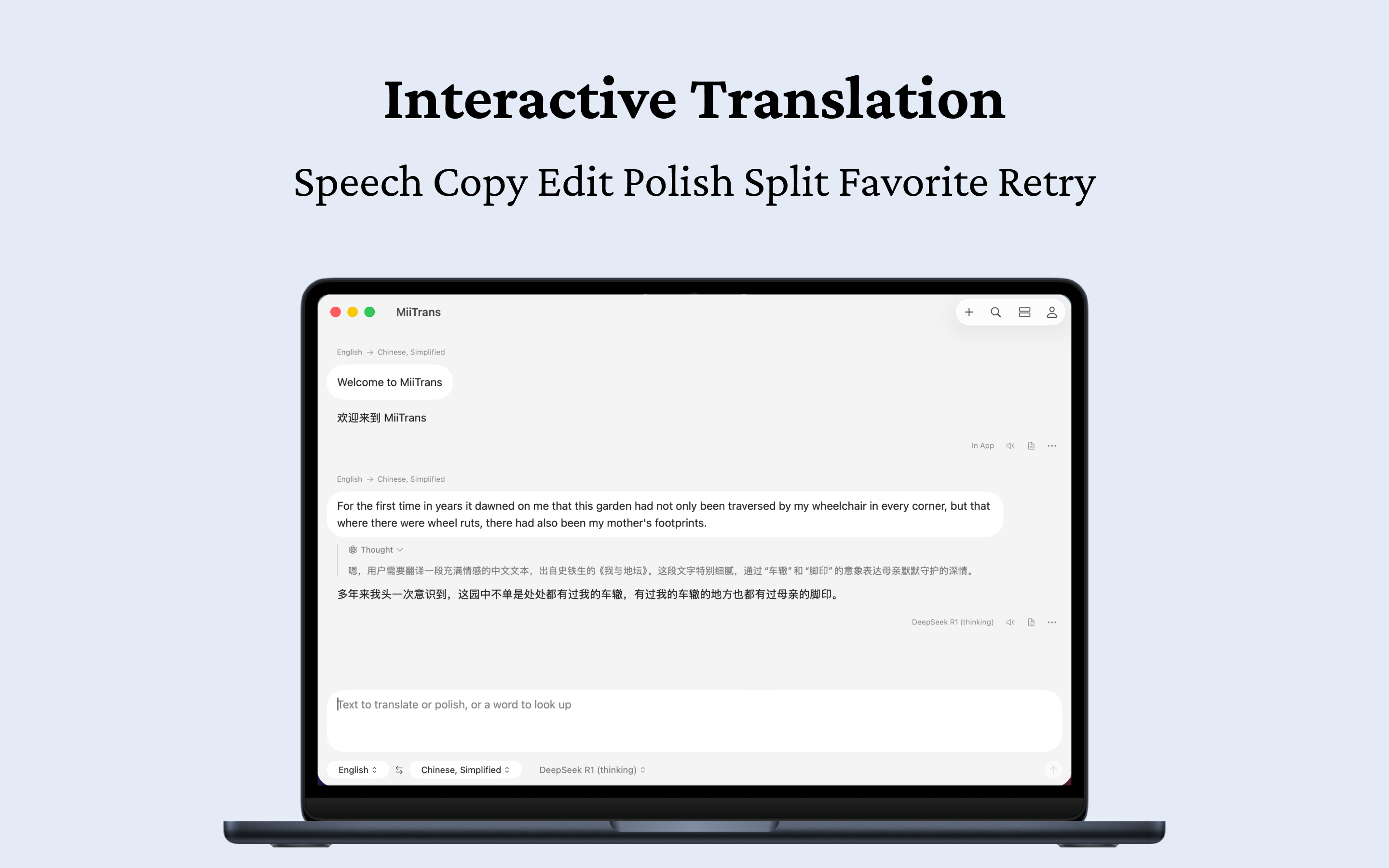 MiiTrans - AI Translate