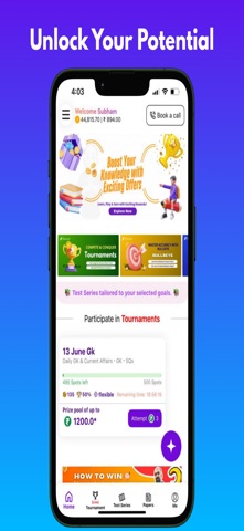 Shaurya Learn & Earn Exam App Screenshot 1 of 4