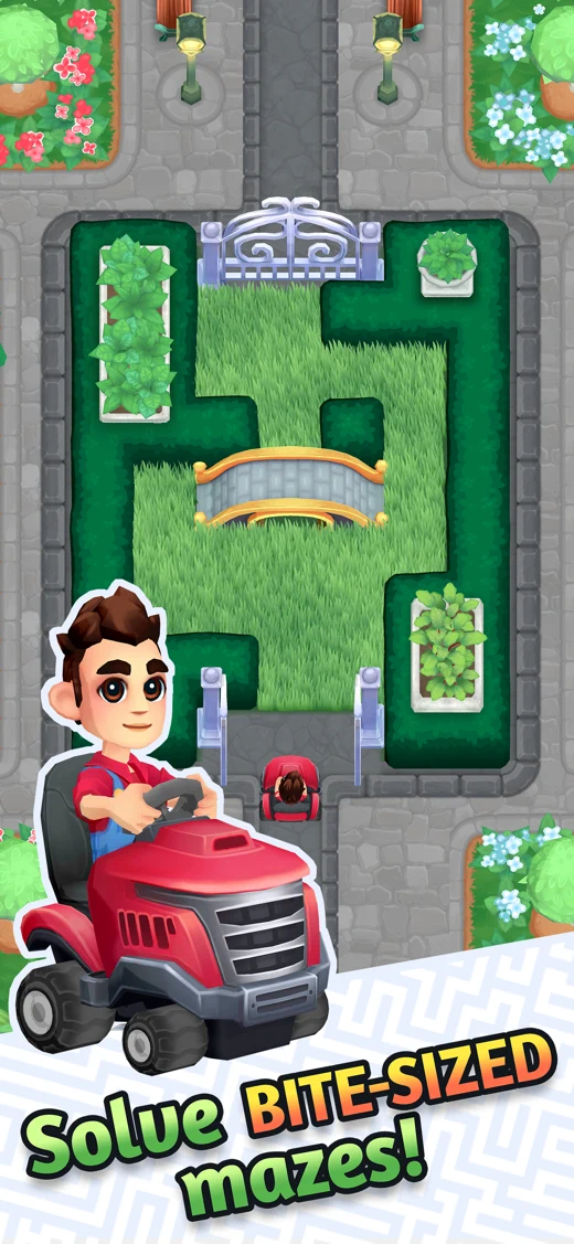 Mowing Mazes screenshot 1