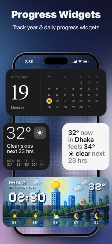 Neo Widget: Football & Weather screenshot 9 of 10