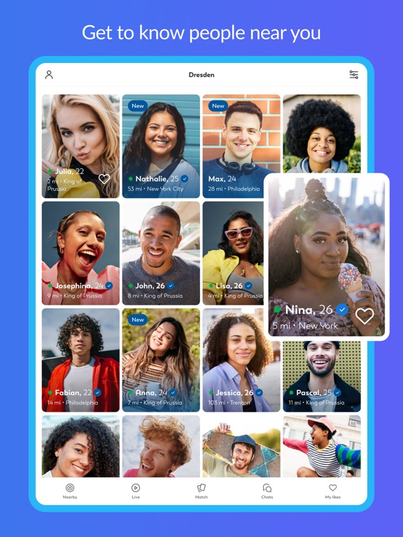 Skout Dating App & Live Chat iPad screenshot 5 - Social Networking app