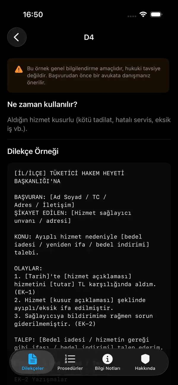 Screenshot #3 pour Tüketici Rehberi