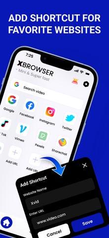 X Browser : Private Browser App Store preview screenshot 7