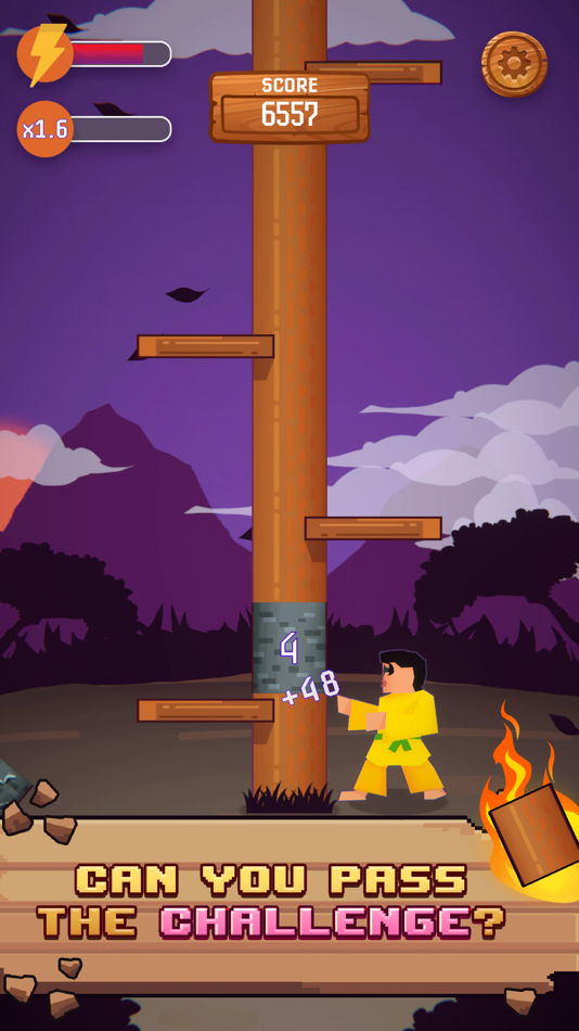 #3. Karate Lumberjack (iOS) Podle: KimGoc