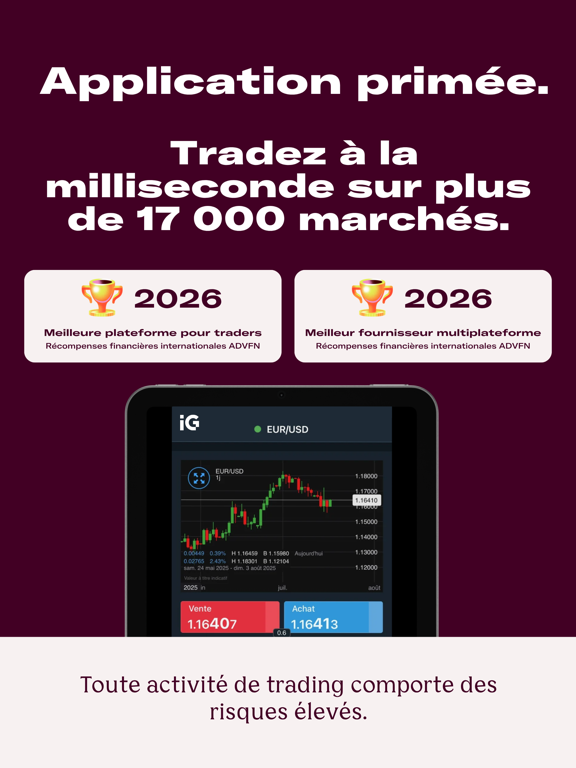 Screenshot #5 pour IG : Investissez et Tradez