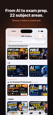 WBF Academy iPhone screenshot