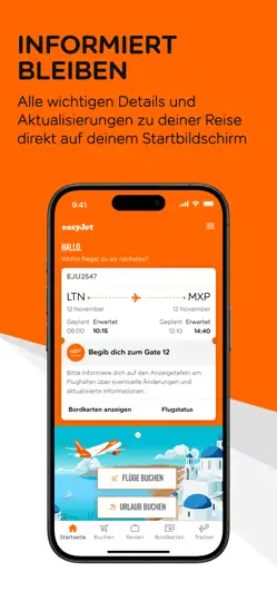 Screenshot von EasyJet: Travel App auf dem iPhone 6