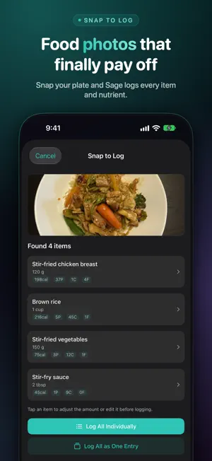PureLog: Nutrition Tracker screenshot 1